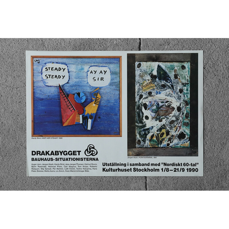 Cartaz vintage "Exposição Nordiskt" de Hardy Strid