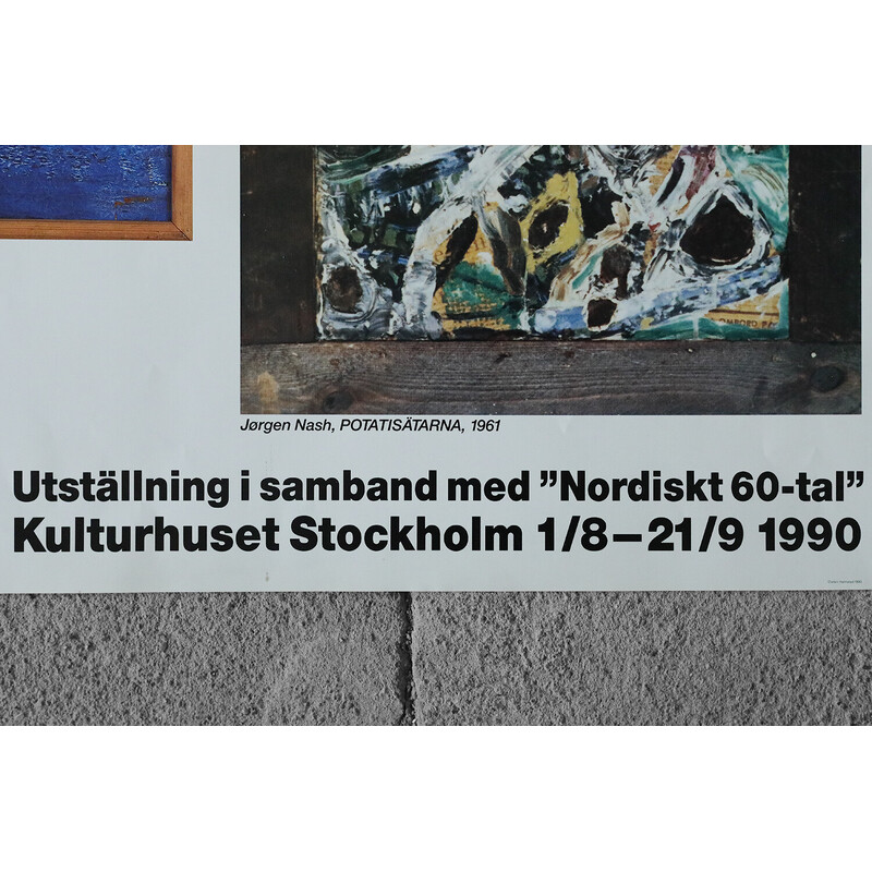 Affiche vintage "exposition Nordiskt" de Hardy Strid