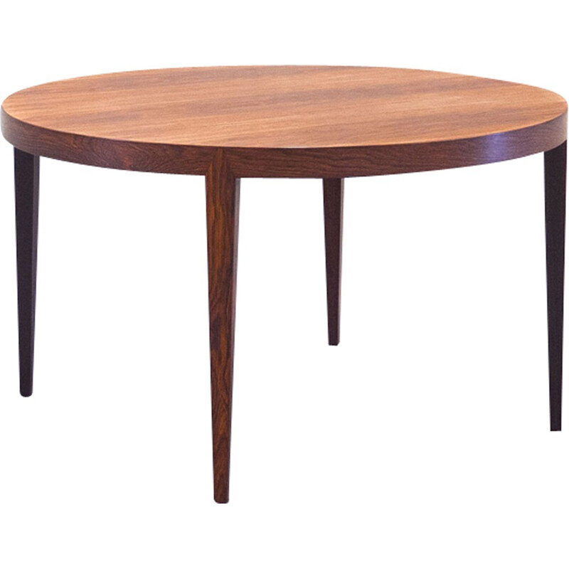Haslev Møbelsnedkeri rosewood coffee table designed by Severin Hansen Jr. - 1950s