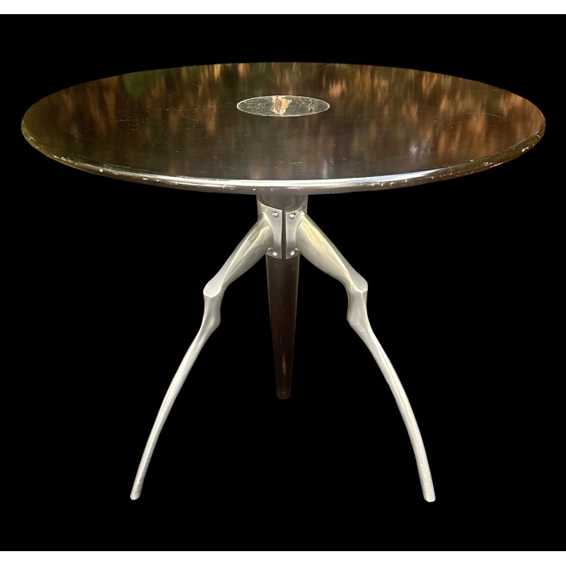 Vintage antelope table in stained Mdf and cast aluminum by Matthew Hilton for Scp
