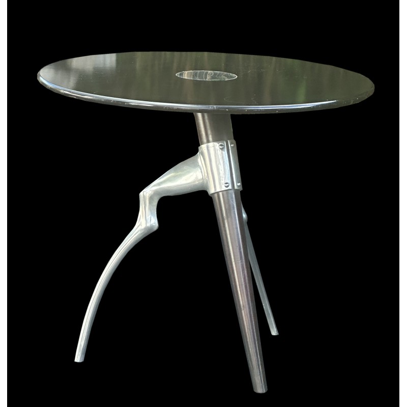 Vintage antelope table in stained Mdf and cast aluminum by Matthew Hilton for Scp