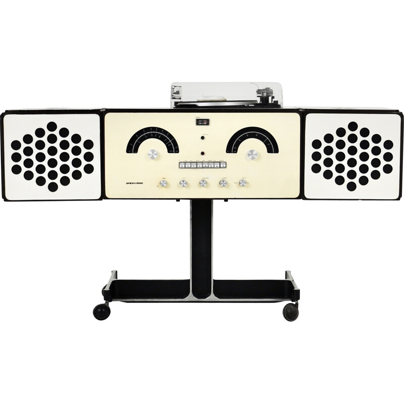 Vintage RR-126 stereo radio by Pier Giacomo te Achille Castiglioni for Brionvega, 1960