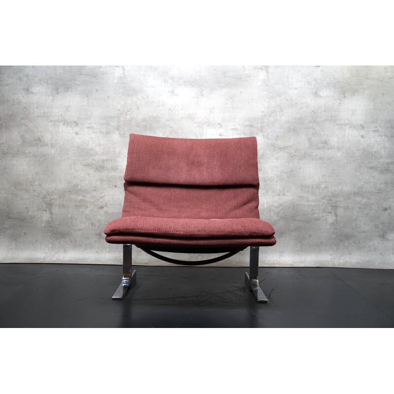 Fauteuil vintage Onda Wave par Giovanni Offredi pour Saporiti, 1970