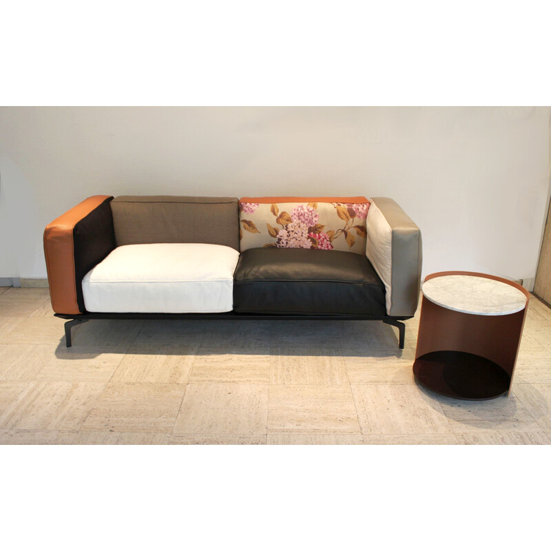 Vintage Avalon 2-Sitzer-Sofa aus Samt und Baumwolle von Camerich