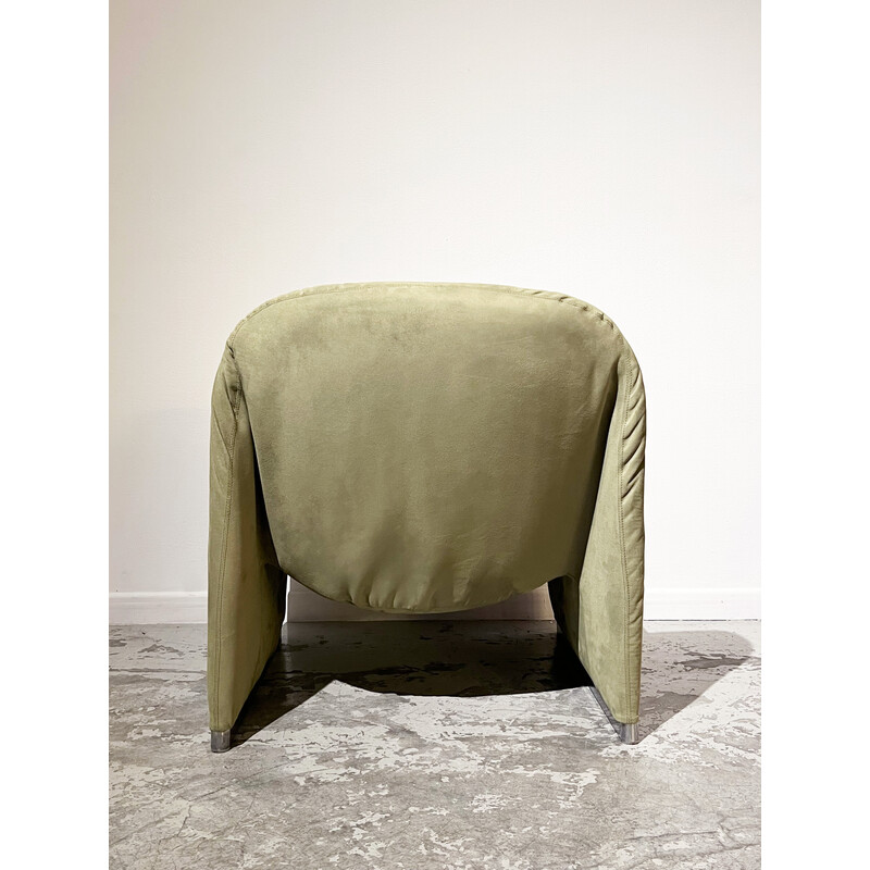 Vintage Alky chair in aluminum and polyurethane foam by Giancarlo Piretti for Castelli, Italy 1970