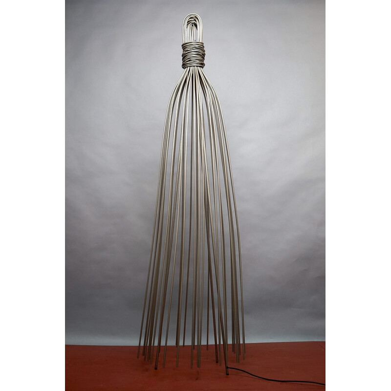 Vintage metal floor lamp by Hugo Terzani for Terzani, 2000