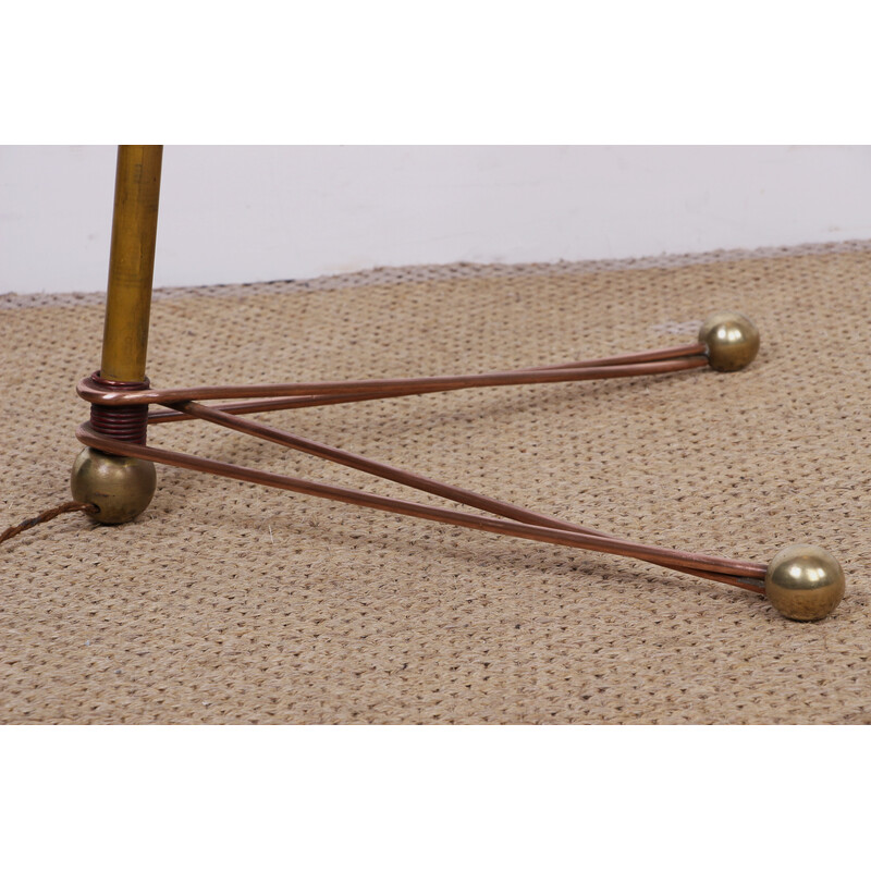 Vintage brass floor lamp for Stilnovo, Italy 1950