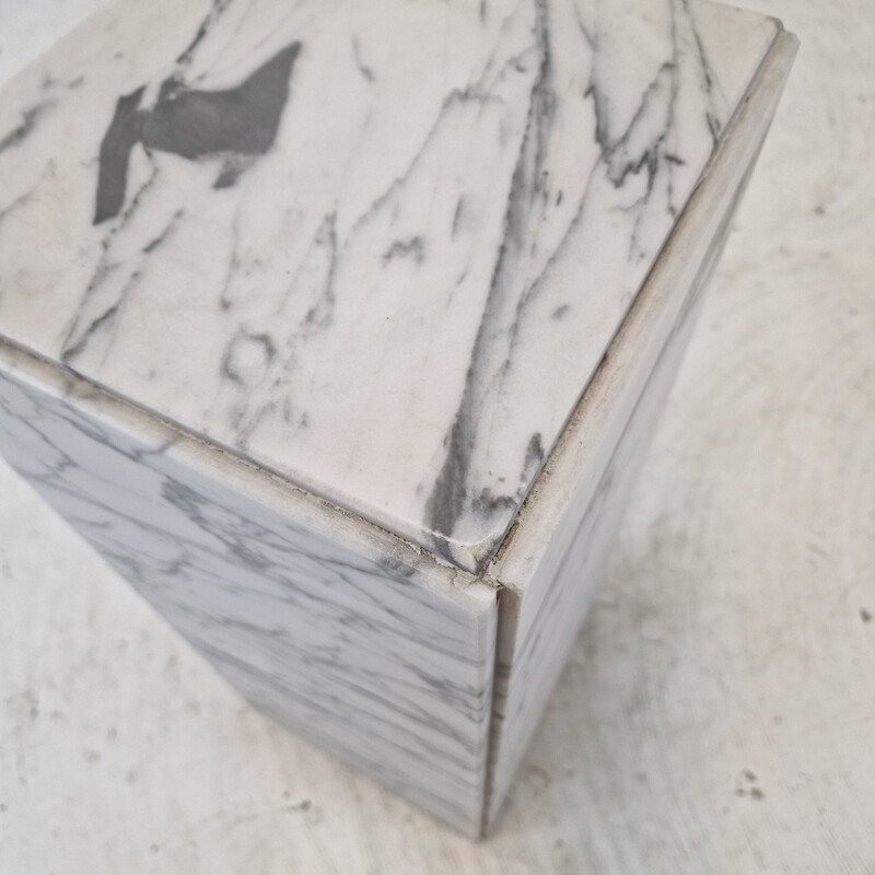 Vintage marble side table, Italy 1970