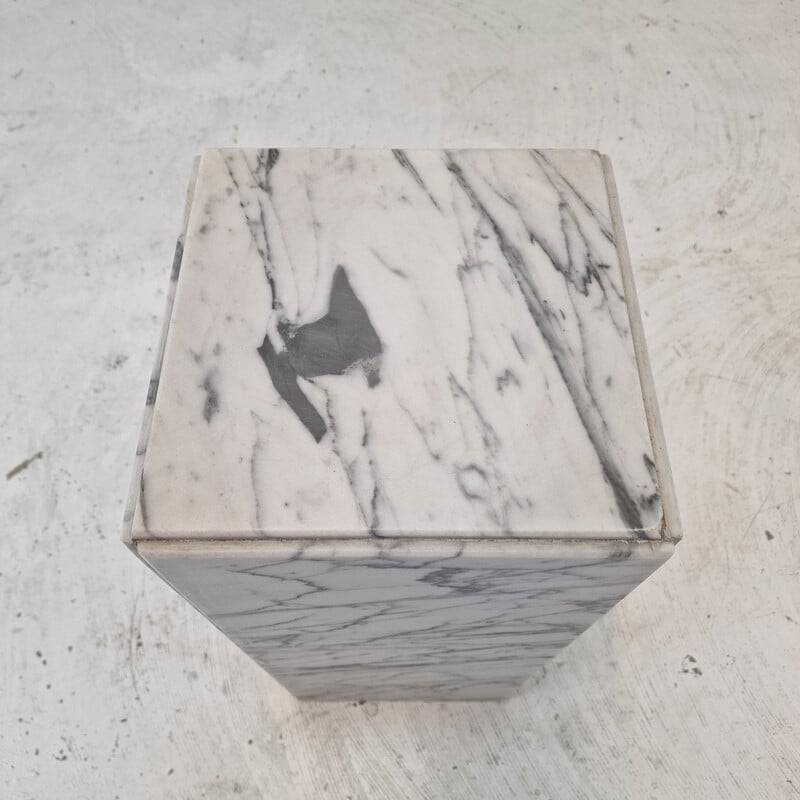 Vintage marble side table, Italy 1970