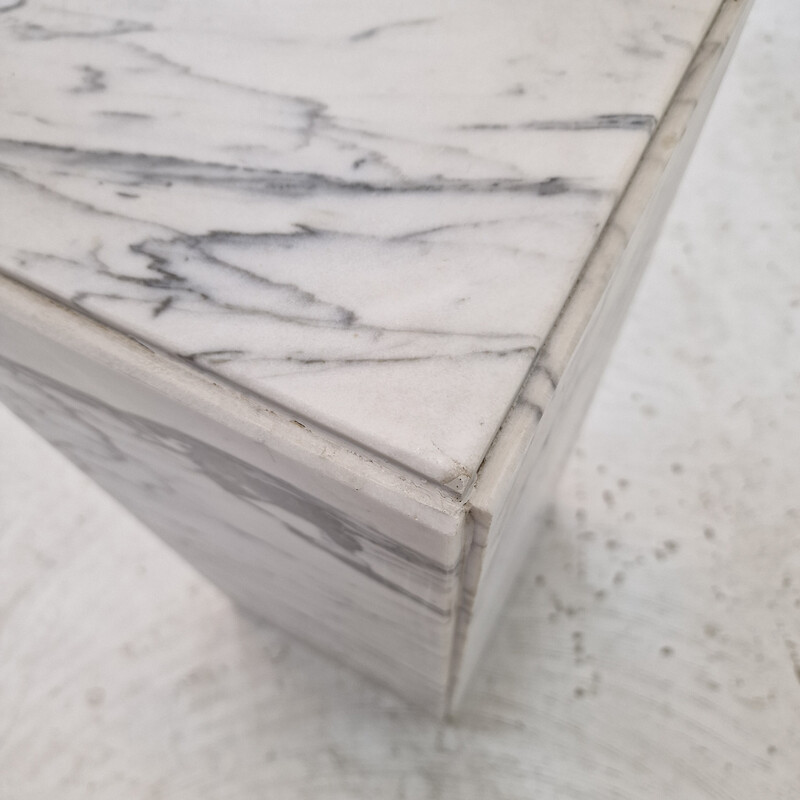 Vintage marble side table, Italy 1970