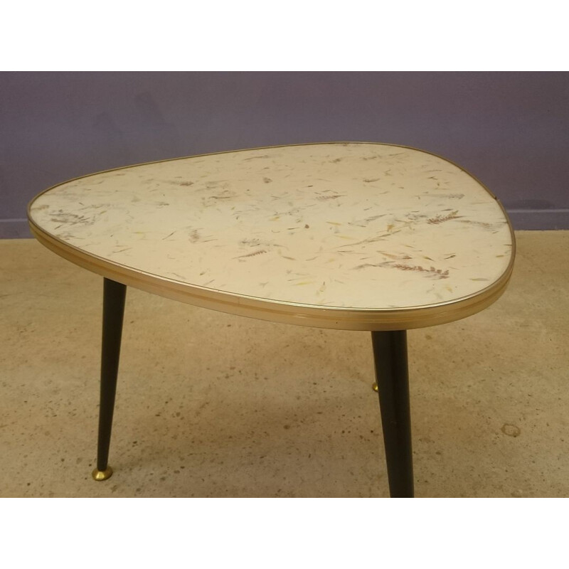 Tripod shaped tripod coffee table - 1950s