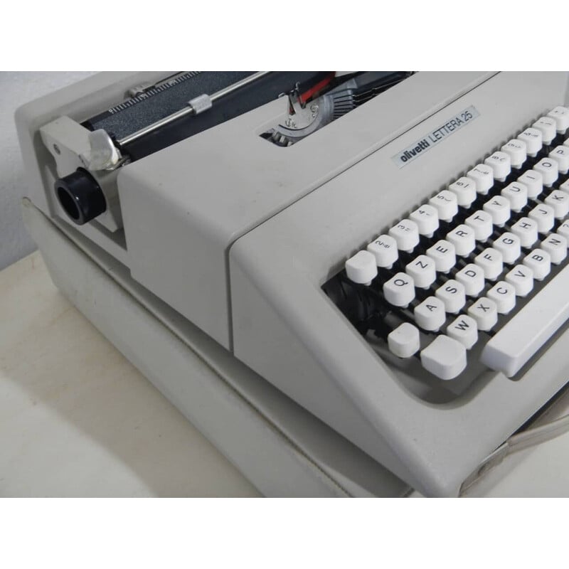 Vintage "Olivetti" portable typewriter with 43 keys by Bellini, Spain