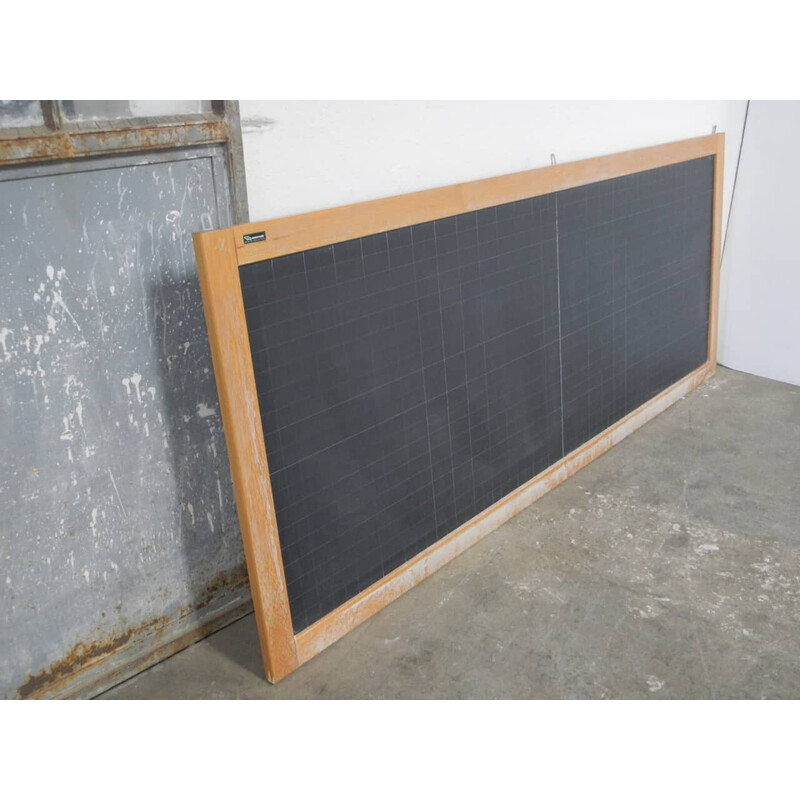 Vintage black slate boards with fir wood frame for Vastarredo