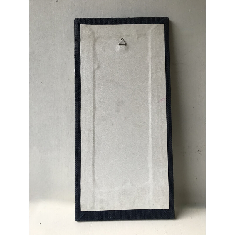 Vintage ceramic flower mirror