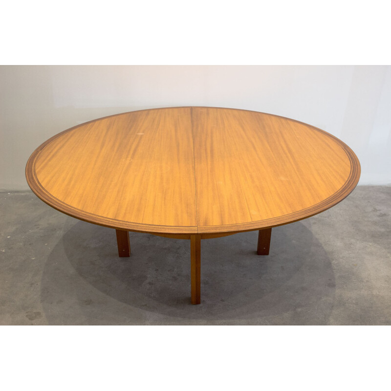 Table ronde scandinave vintage - 1960
