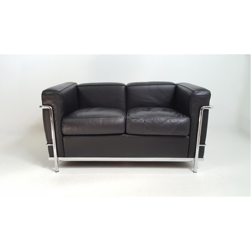 Leather sofa LC2, Le Corbusier - Cassina edition