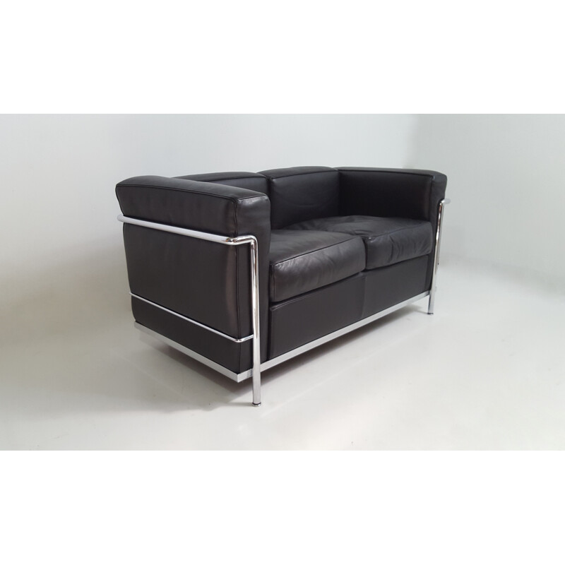 Leather sofa LC2, Le Corbusier - Cassina edition