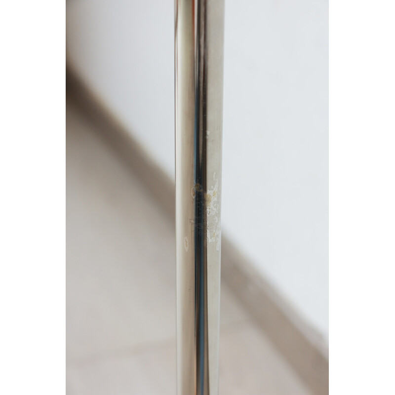 Vintage chrome-plated metal floor lamp by Gaetano Sciolari, Italy 1970