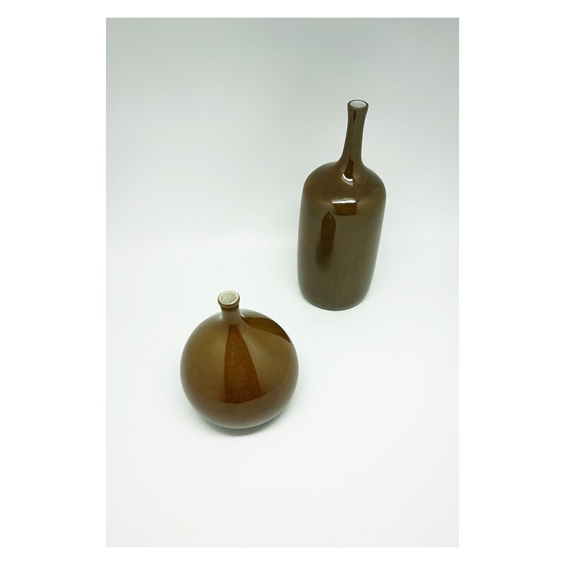 Pair of ceramic vases, Danielle & Jacques RUELLAND - 1960s