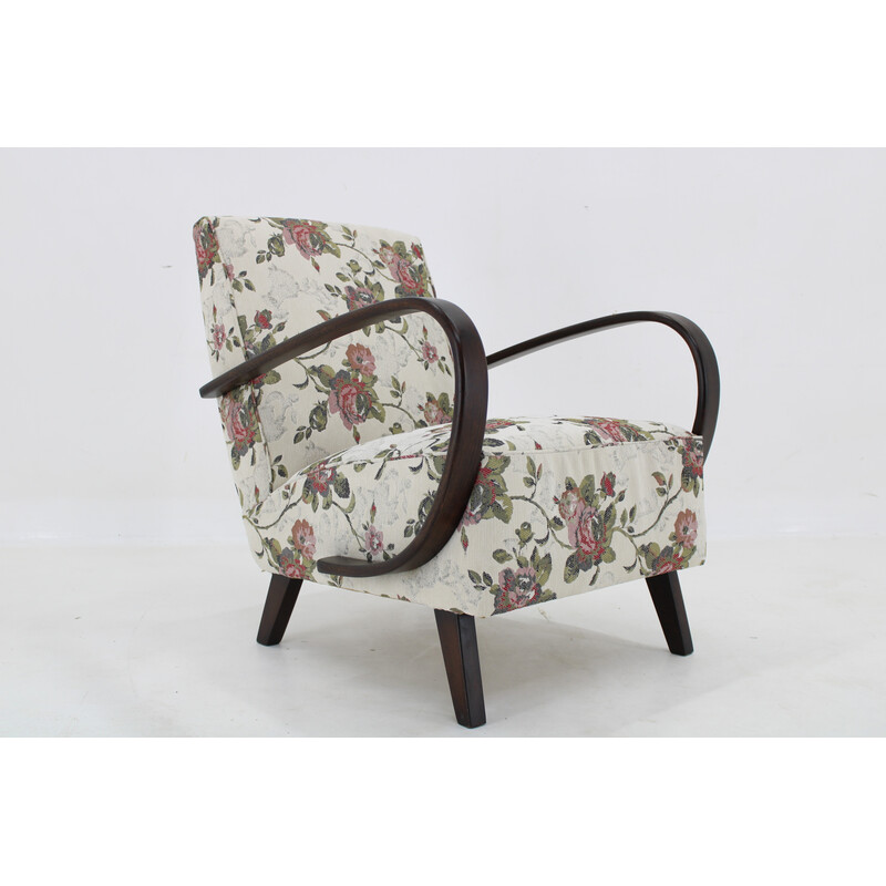 Vintage goblin armchair by Jindrich Halabala, Czechoslovakia 1950