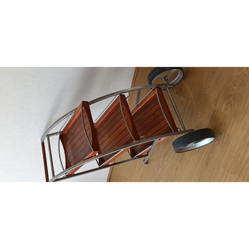 Vintage teak bar cart by Kircodan, Denmark