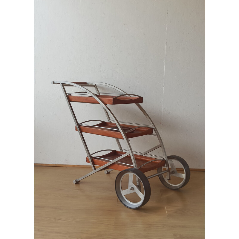 Vintage teak bar cart by Kircodan, Denmark