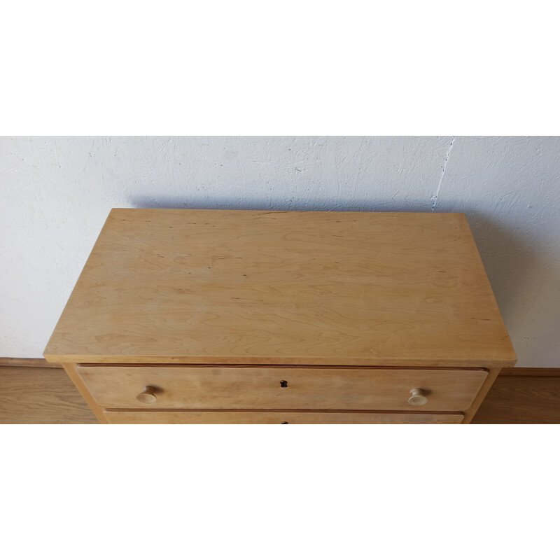 Vintage wooden chest of drawers, Sweden 1960