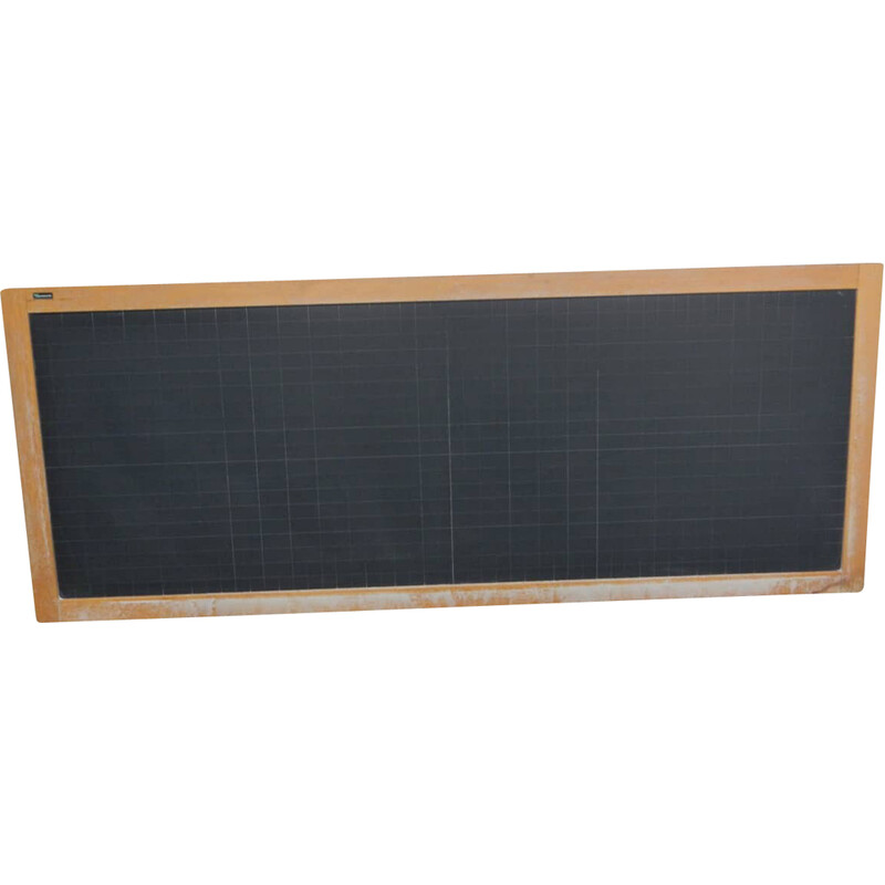 Vintage black slate boards with fir wood frame for Vastarredo
