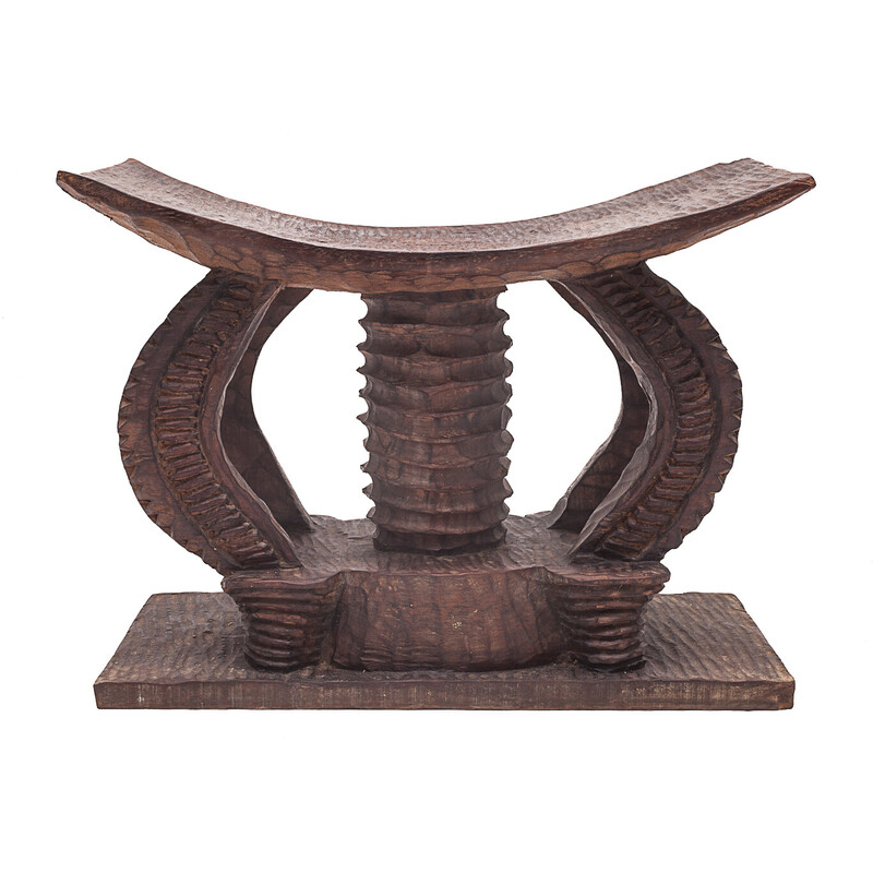 Vintage ceremonial seat Ashanti, Ghana 1950