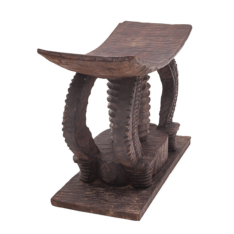 Vintage ceremonial seat Ashanti, Ghana 1950