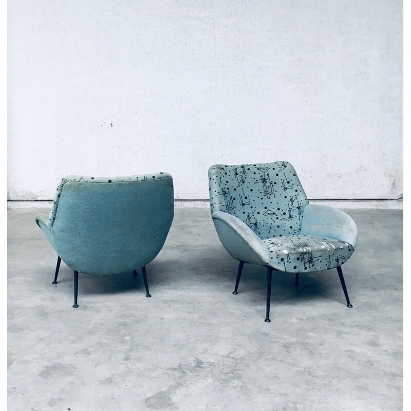Paire de fauteuils vintage modèle 121 par Theo Ruth pour Artifort, Pays-Bas 1956