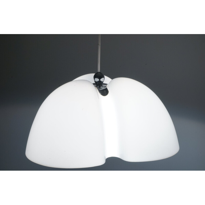 Vintage "Tricena" plastic pendant lamp by Ingo Maurer for M-Design, Germany 1970