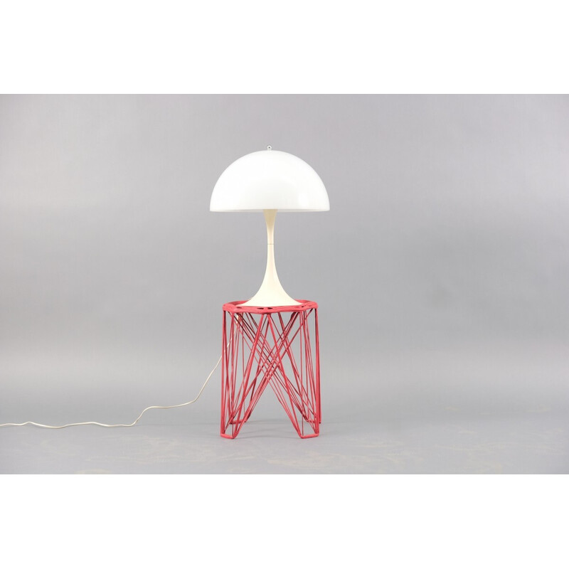 Lampe de table vintage en plastique Panthella par Verner Panton pour Louis Poulsen, Danemark 1970