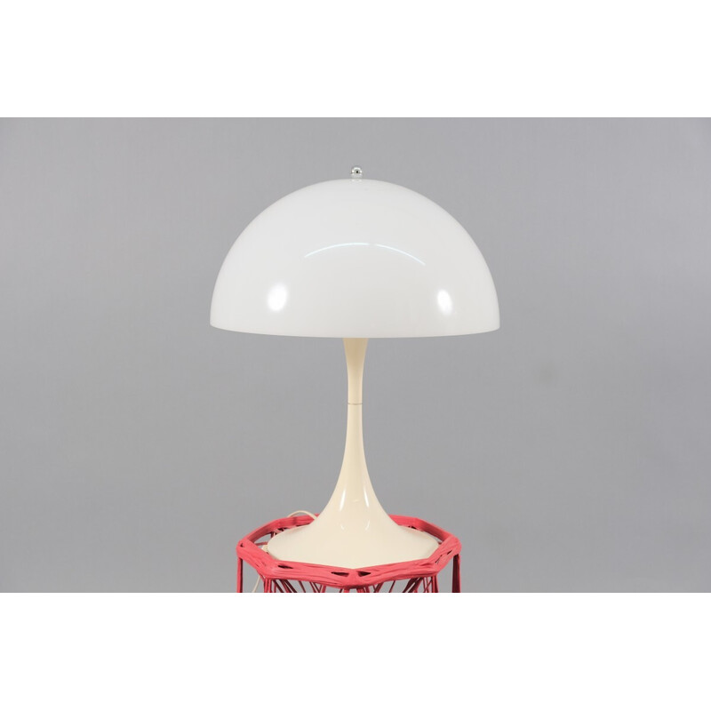 Vintage Panthella plastic table lamp by Verner Panton for Louis Poulsen, Denmark 1970