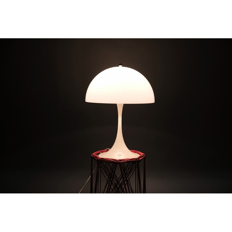 Vintage Panthella plastic table lamp by Verner Panton for Louis Poulsen, Denmark 1970