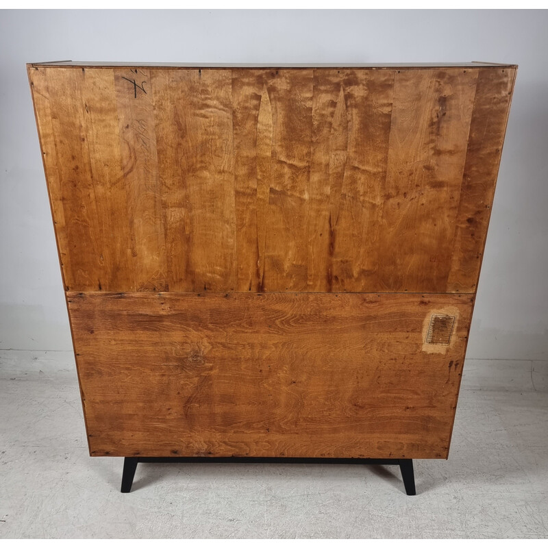 Vintage ash display cabinet, 1970