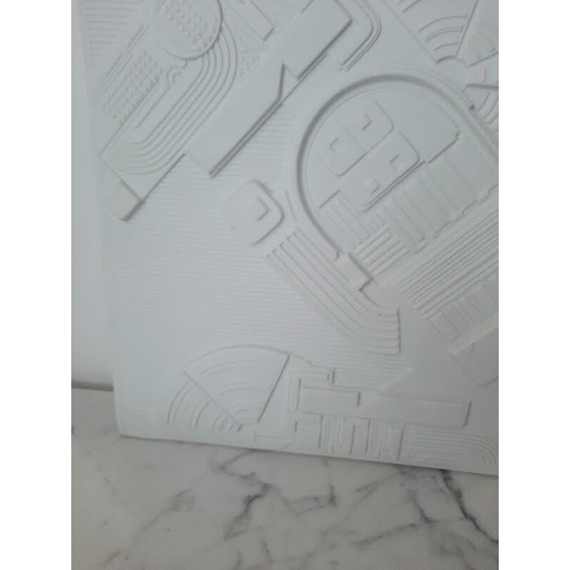 Porcelain wall relief by Eduardo Paolozzi for Rosenthal 1978