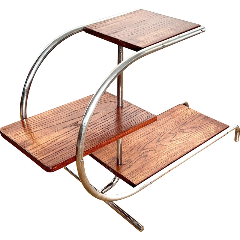 Vintage Plantstand H-156 side table by Jindrich Halabala for Up Zavody, Czechoslovakia