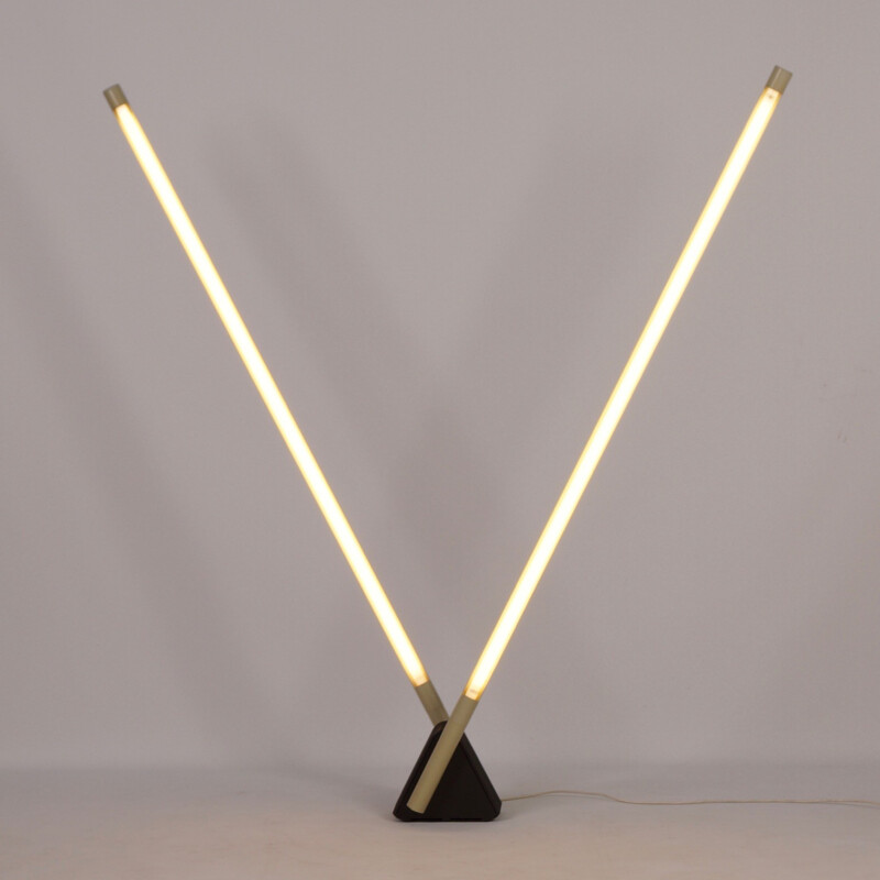 Sistema Flu lamp by Rodolfo Bonetto produced by Luci - 1980s