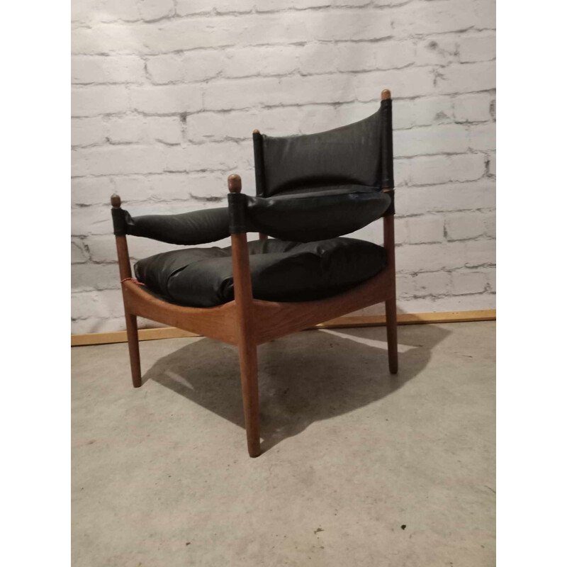 Fauteuil vintage "Modus" en teck massif par Kristian Vedel pour Willadsen Møbelfabrik, 1960