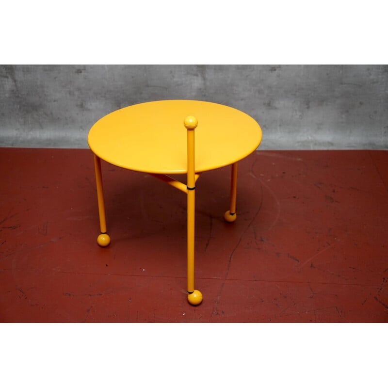 Table basse vintage en métal par Tord Bjorklund pour Ikea, Suède 1980