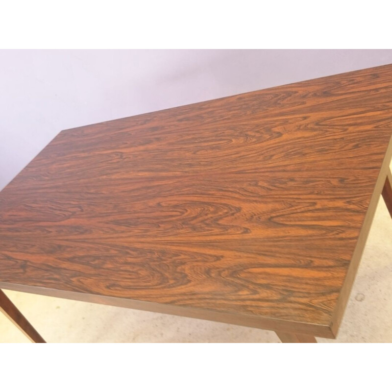 Rio Scandinavian rosewood dining table with extensions - 1950s