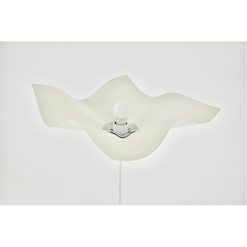 Vintage Area 160 floor lamp in paper and metal by Mario Bellini for Artemide, 1960