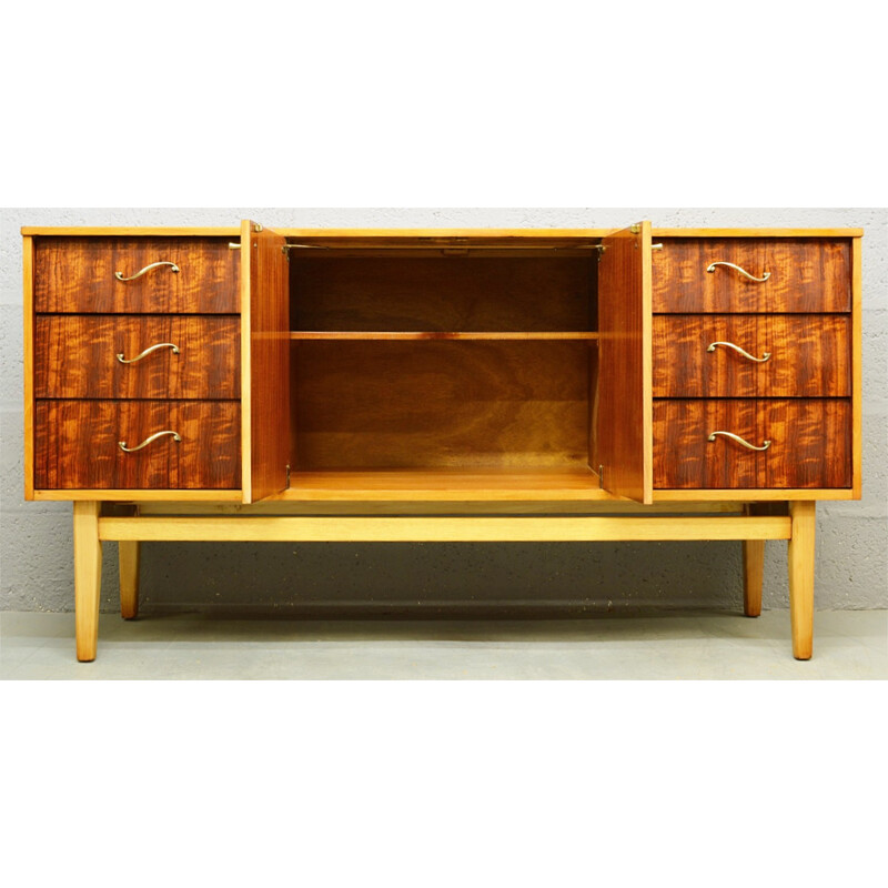 Mid-Century rosewood and metal sideboard -  1960s 