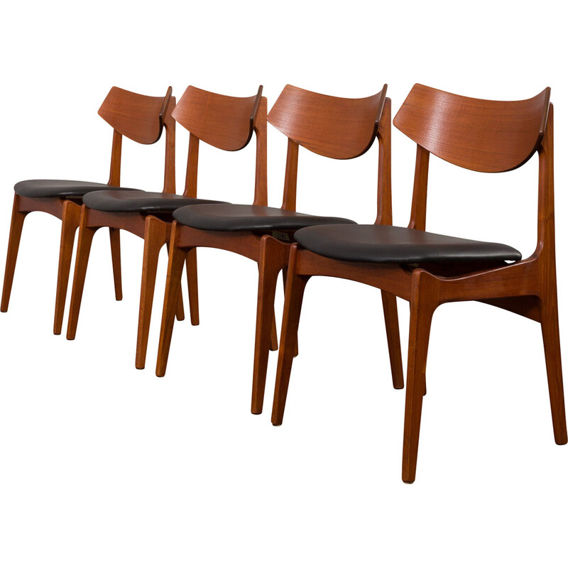 Cocktail Chairs, Steel, Leather, Fur, Teak. Vintage, Denmark