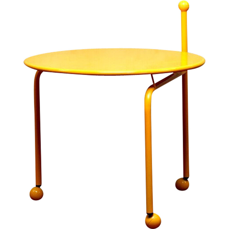 Table basse vintage en métal par Tord Bjorklund pour Ikea, Suède 1980