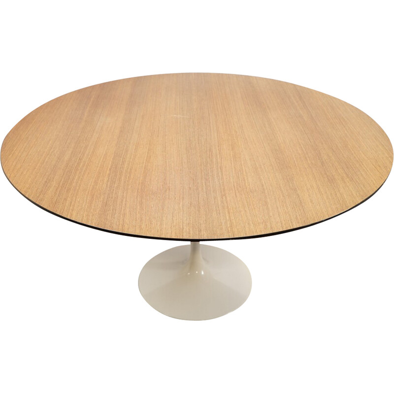 Table de salle à repas vintage en bois et résopal par Eero Saarinen pour Knoll International