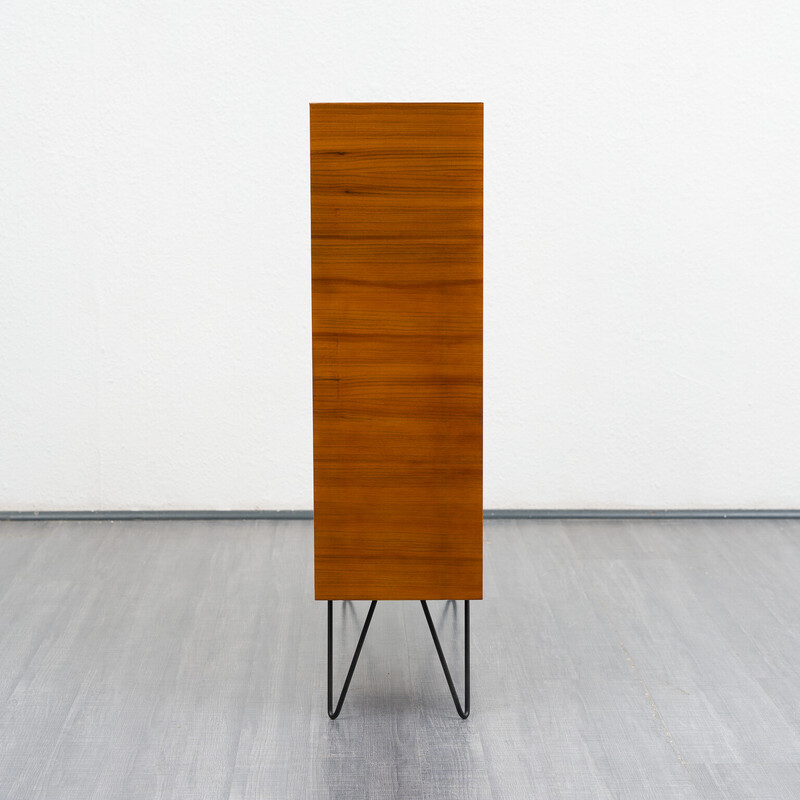 Vintage high sideboard in walnut and formica, 1960