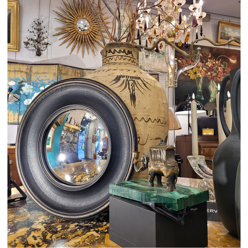 Resina rettangolare grande specchio dorato Vintage Home Decor