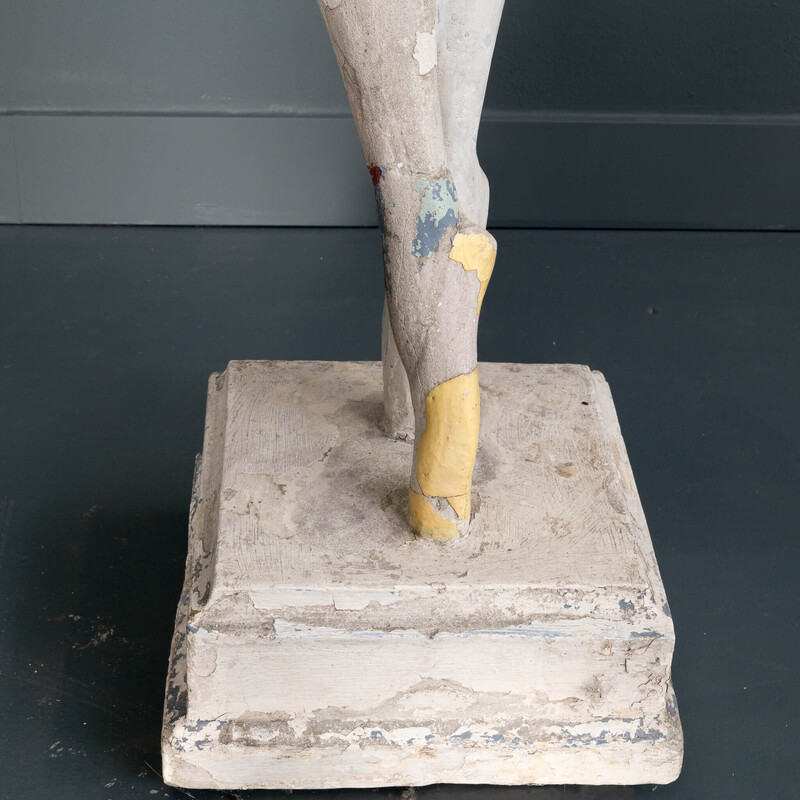 Vintage Ballerina statue in concrete and cement, 1970